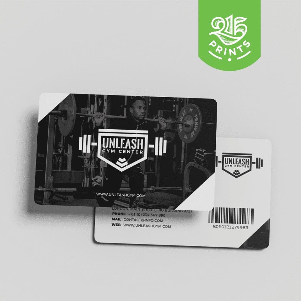 gym membership cards