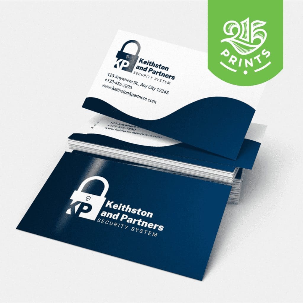 Security System Business Card Template