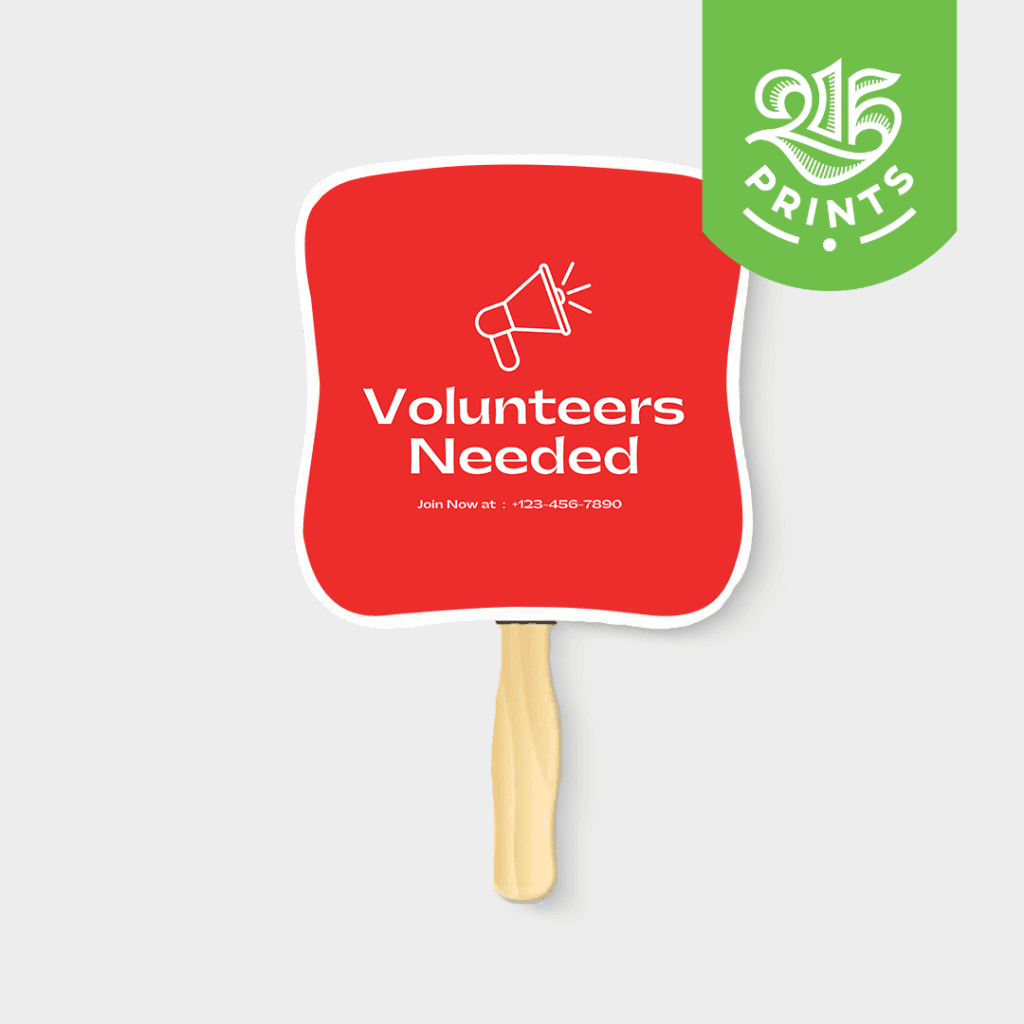 hand held signs for events