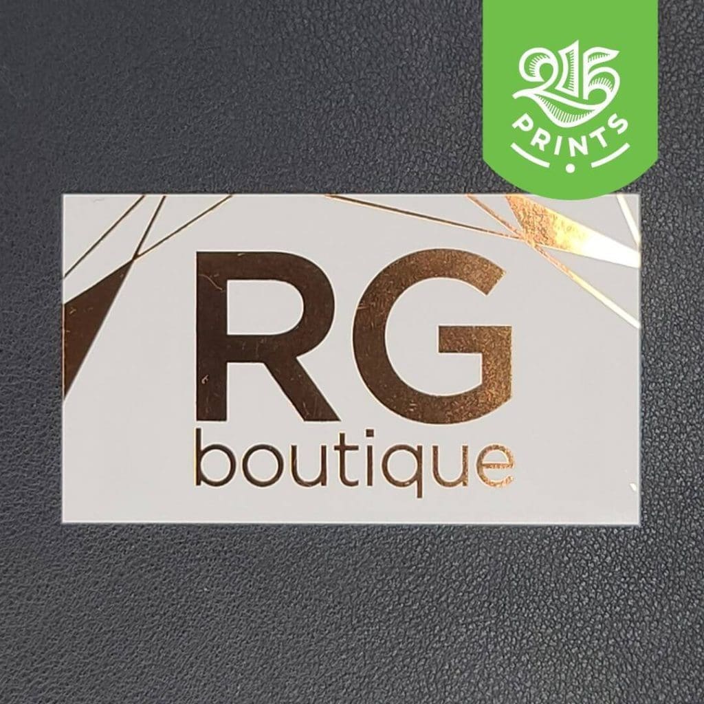 copper foil business cards