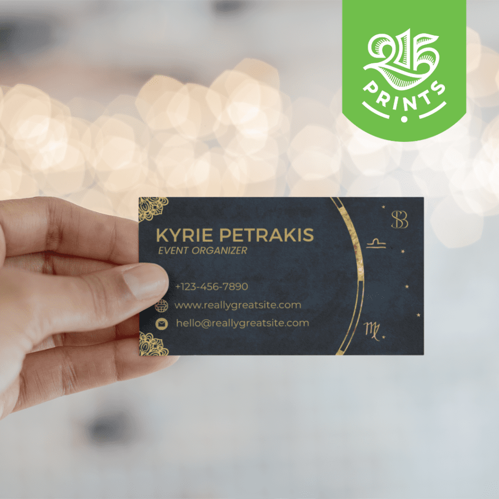 where to leave business cards