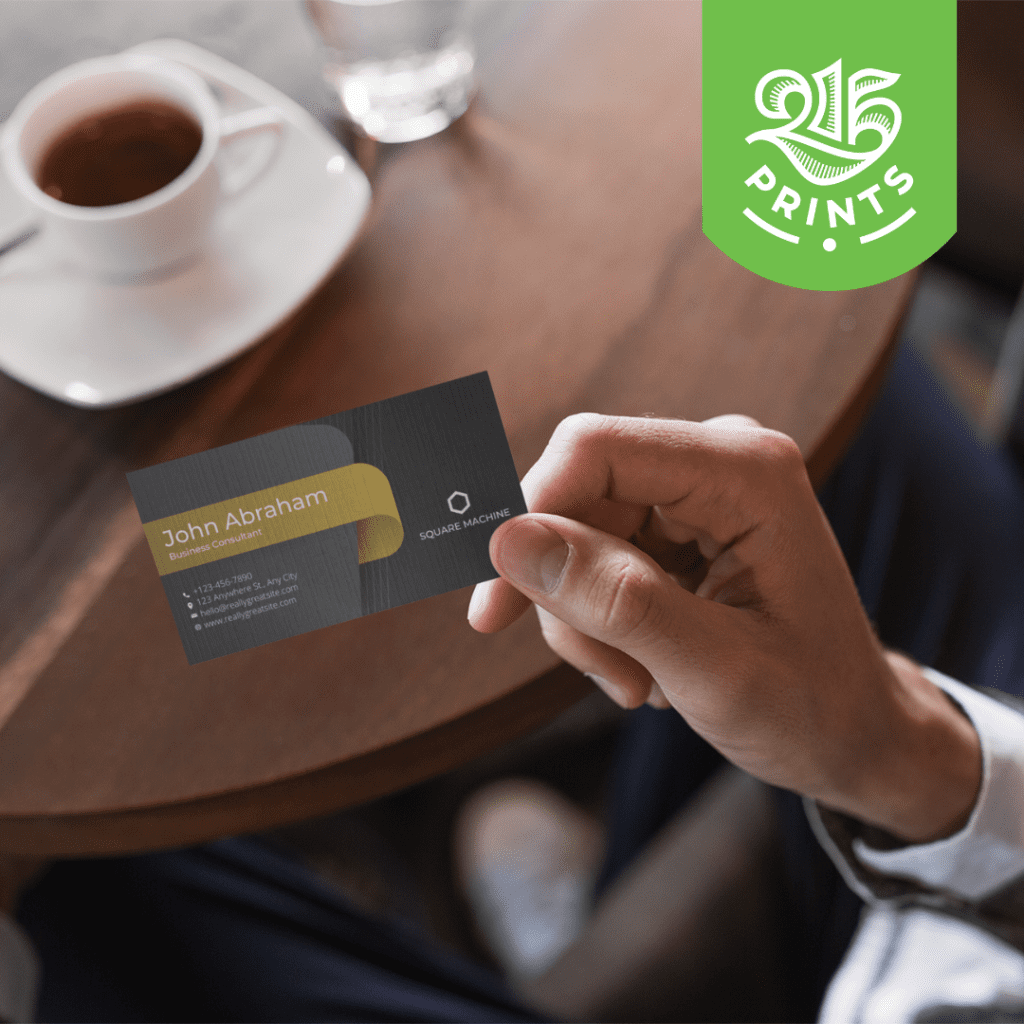 where to leave business cards