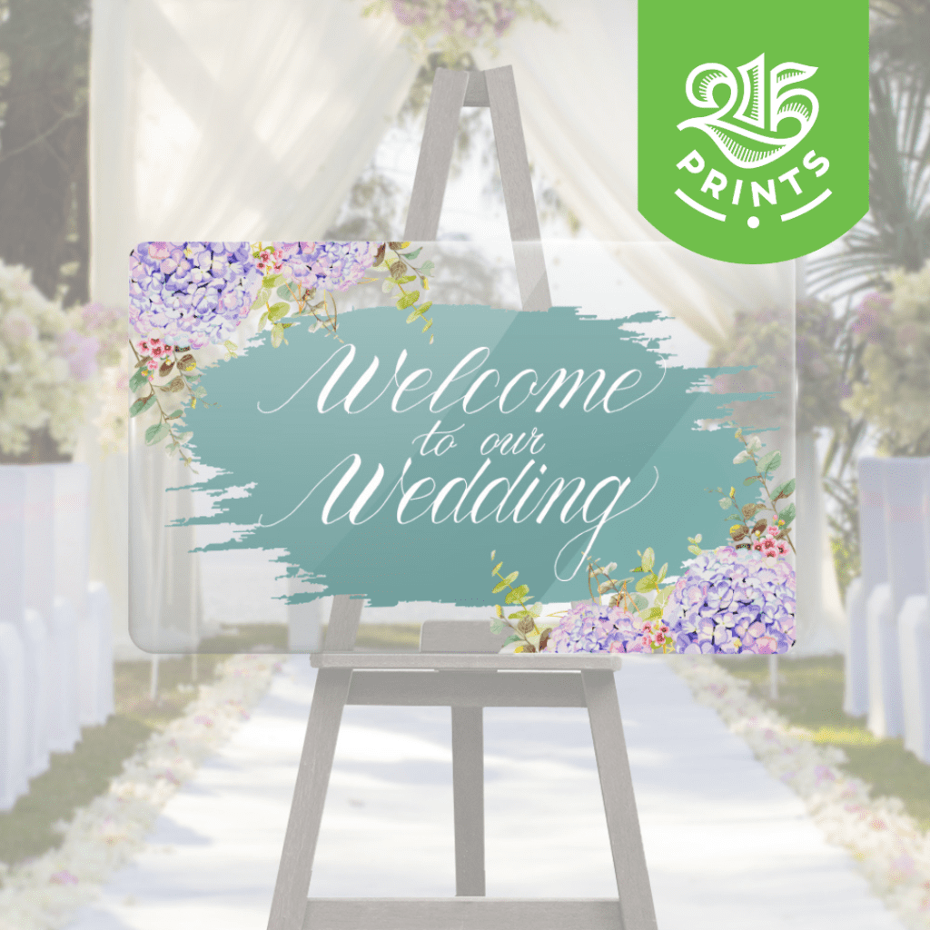 wedding welcome sign